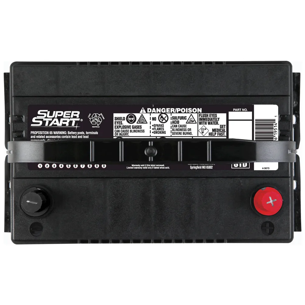 Super Start Extreme Standard Flooded Top Post Battery Group Size 24F ...